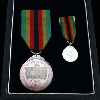 Zimbabwe Independence Medal 1980, in Silver