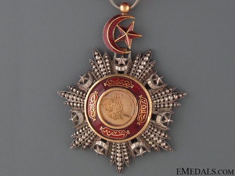 Order of Medjidjie, Civil Division, IV Class Obverse