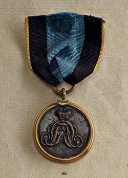 Military Long Service Decoration, 1850, Bronze Medal for 9 Years Obverse