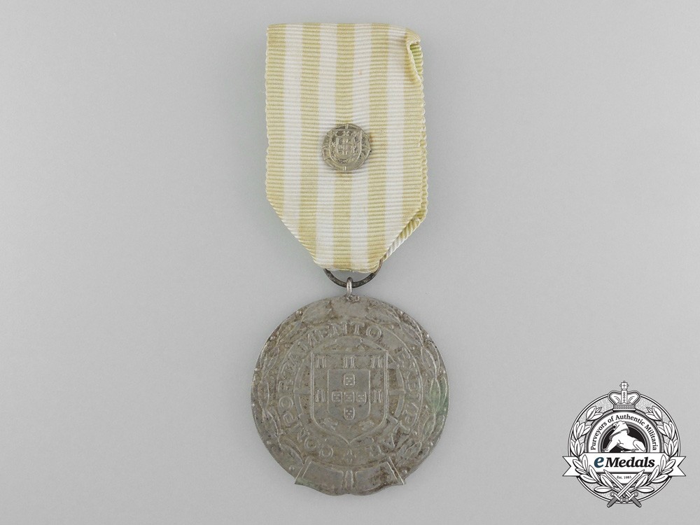 Silver medal for 15 years with national crest clasp 1971 obverse 1