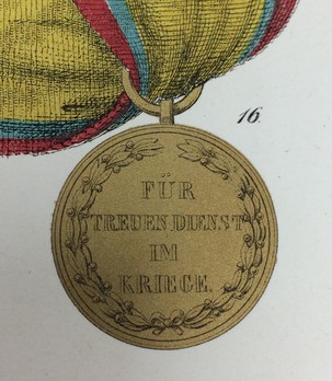 Commemorative Campaign Medal, 1808-1815, in Bronze Reverse