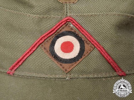 Afrikakorps Heer Staff NCO/EM's Visored Field Cap with Soutache Cockade & Soutache Detail