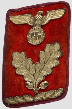 NSDAP Ober-Bereichsleiter Type IV Gau Level Collar Tabs Obverse