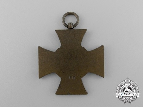 Honour Cross of the World War 1914/1918 (for non-combatants) Reverse