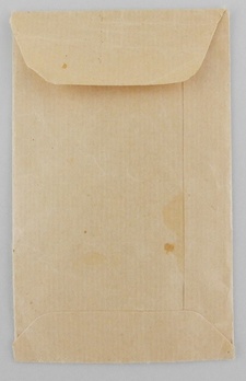 Bronze Star (stamped "FS INV") Packet of Issue Reverse