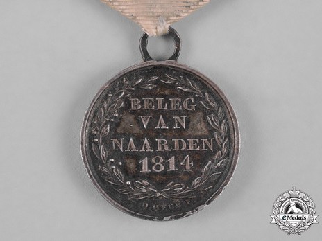Naarden Medal, in Silver Obverse