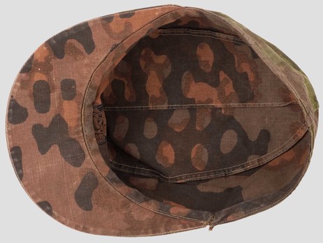 Waffen-SS Camouflaged Field Cap (Lateral Plane Tree pattern) Interior