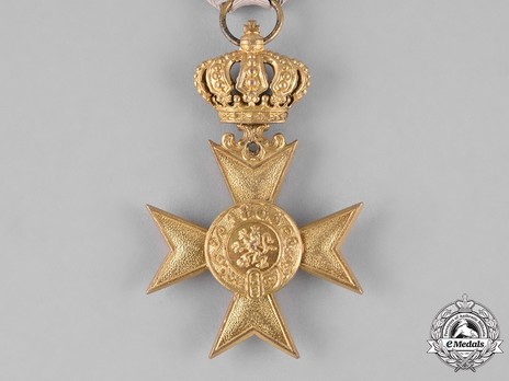Order of Military Merit, I Class Military Merit Cross (with crown) Reverse