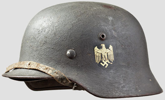 Kriegsmarine Steel Helmet M35 (Single Decal version) Profile