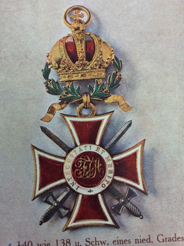 Order of Leopold, Type III, Military Division, Grand Cross (with silver swords) 