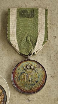 Civil Long Service Medal (Anhalt-Bernburg) in Silver for 50 Years Obverse