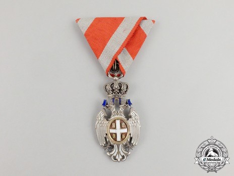 Order of the White Eagle, Type I, Civil Division, V Class Obverse