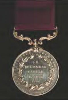 Drummond Castle Medal Reverse