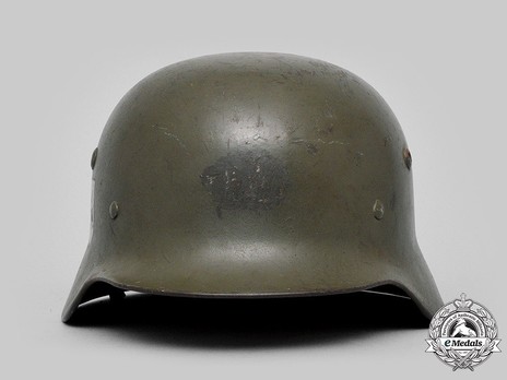 Waffen-SS Single Decal Steel Helmet M40 Front