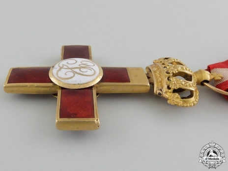 1st Class Cross (red distinction) (gold) Reverse