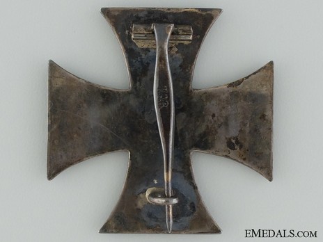 Iron Cross 1914, I Class Cross, by K.A.G. Reverse