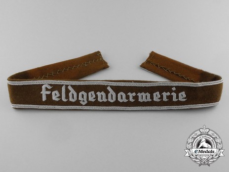 German Army Feldgendarmerie Cuff Title Obverse