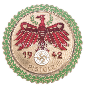 Tyrolean Marksmanship Gau Achievement, Type V, Champion Badge (for pistol) Obverse