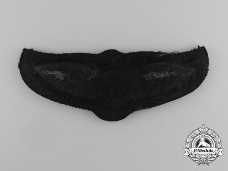 Pilot's Wings (with embroidery) Reverse