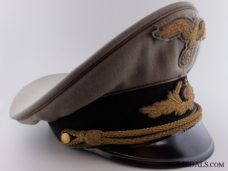 Diplomatic Corps Officials Field-Grey & Gold Visor Cap Right