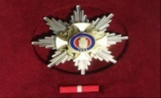 Order of the Karadjordje Republic, I Class Breast Star Obverse