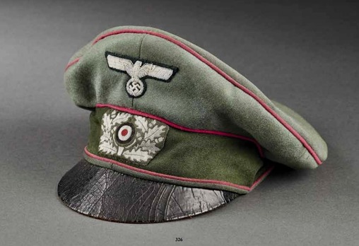 German Army Staff Officer's Old Style Visor Cap Profile