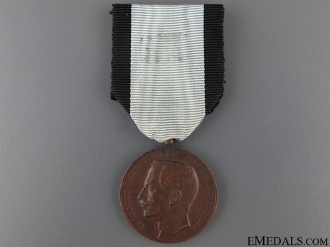 Medal of Merit for Public Health, in Bronze (with young portrait) Obverse