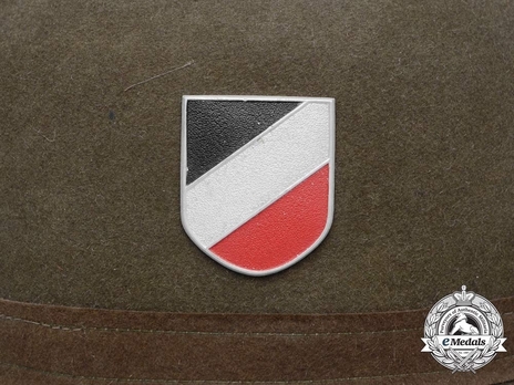 German Army Pith Helmet (2nd version) Tricolour Decal