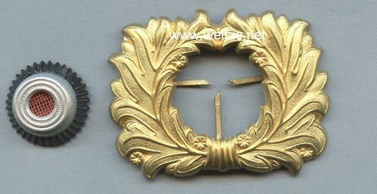 Zollgrenzschutz Gold Metal Wreath & Cockade Insignia Obverse