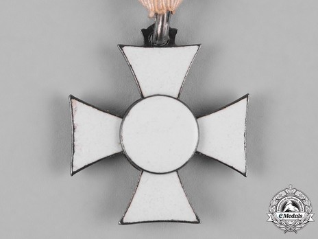 Military Merit Cross, Type I, Civil Division, Cross (1865-1914) Reverse