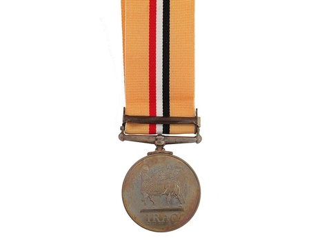Silver Medal (with "19 MAR TO 28 APR 2003" clasp) Reverse