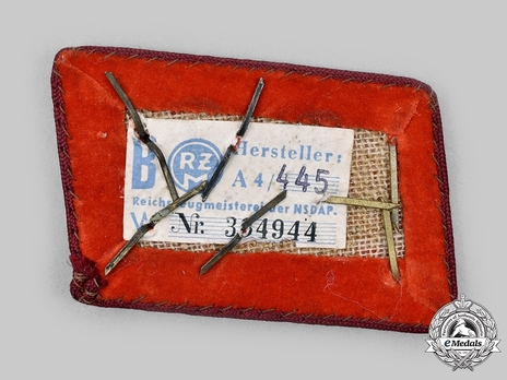 NSDAP Gemeinschaftsleiter Type IV Gau Level Collar Tabs Reverse