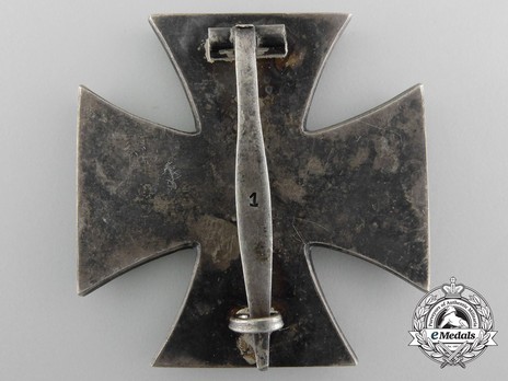 Iron Cross I Class, by Deschler (1) Reverse