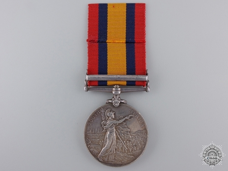 Silver Medal (minted without date, with "DEFENCE OF KIMBERLEY" clasp) Reverse