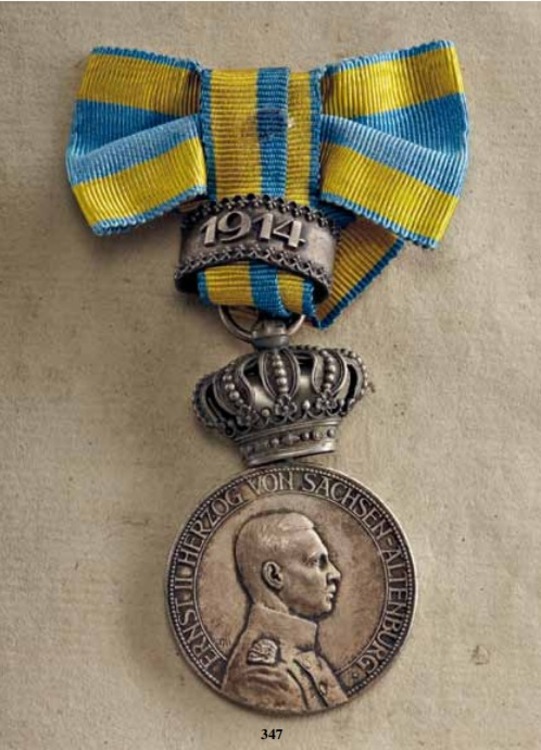 Duke+ernst+medal%2c+type+ii%2c+clasp+and+crown