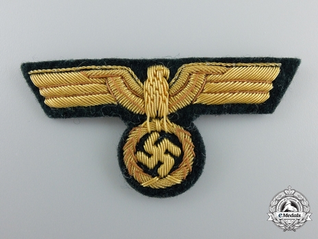 German Army General's Cloth Cap Eagle Insignia Obverse