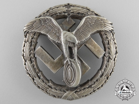 German Motor Sports Badge, in Silver Obverse