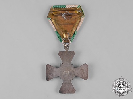 Saxon Military Association Confederation Medal, II Class Reverse