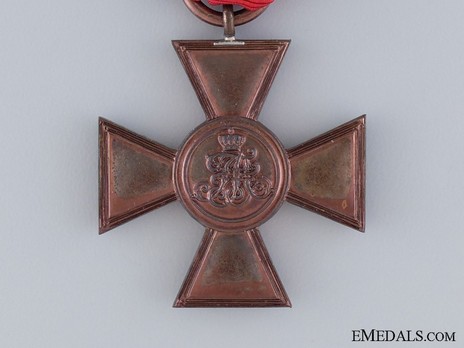 Long Service Award for Gendarmes, Cross for 18 Years Obverse