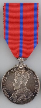 Silver Medal (for County and Borough Police) Obverse
