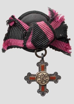 Order of Olga, Cross Miniature Obverse