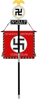 Allgemeine SS ‘Deutschland Erwache’ Standard Reverse
