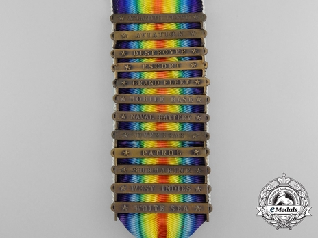 World War I Victory Medal (with 12 Army clasps) Clasps