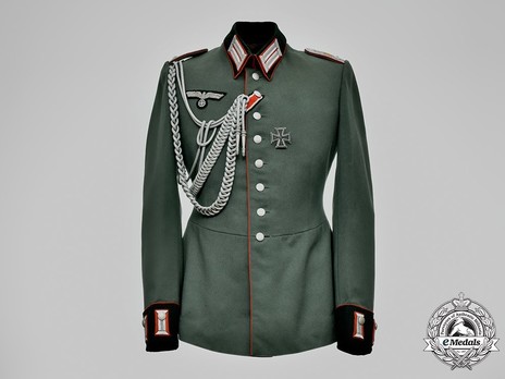 German Army Artillery & Ordnance Officer's Dress Tunic Obverse