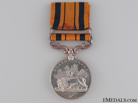 Silver Medal (with "1877-8-9" clasp) Reverse