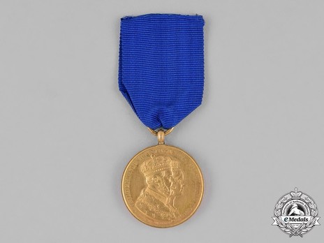 Coronation Medal, 1861 (stamped, in bronze gilt) Obverse