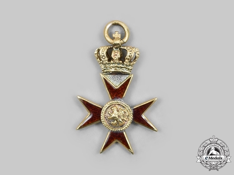 Order of the Griffin, Civil Division, Knight's Cross (with crown) Miniature Obverse