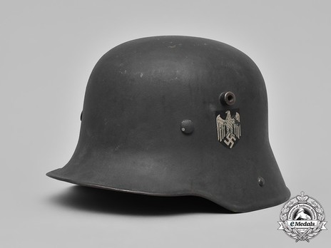 German Army Transitional Steel Helmet M18 (Single Decal version) Profile