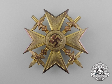 Legion Condor, Spanish Cross in Gold with Swords Obverse