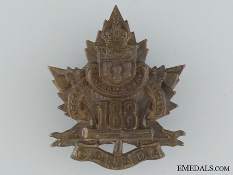 188th Infantry Battalion Other Ranks Cap Badge Obverse